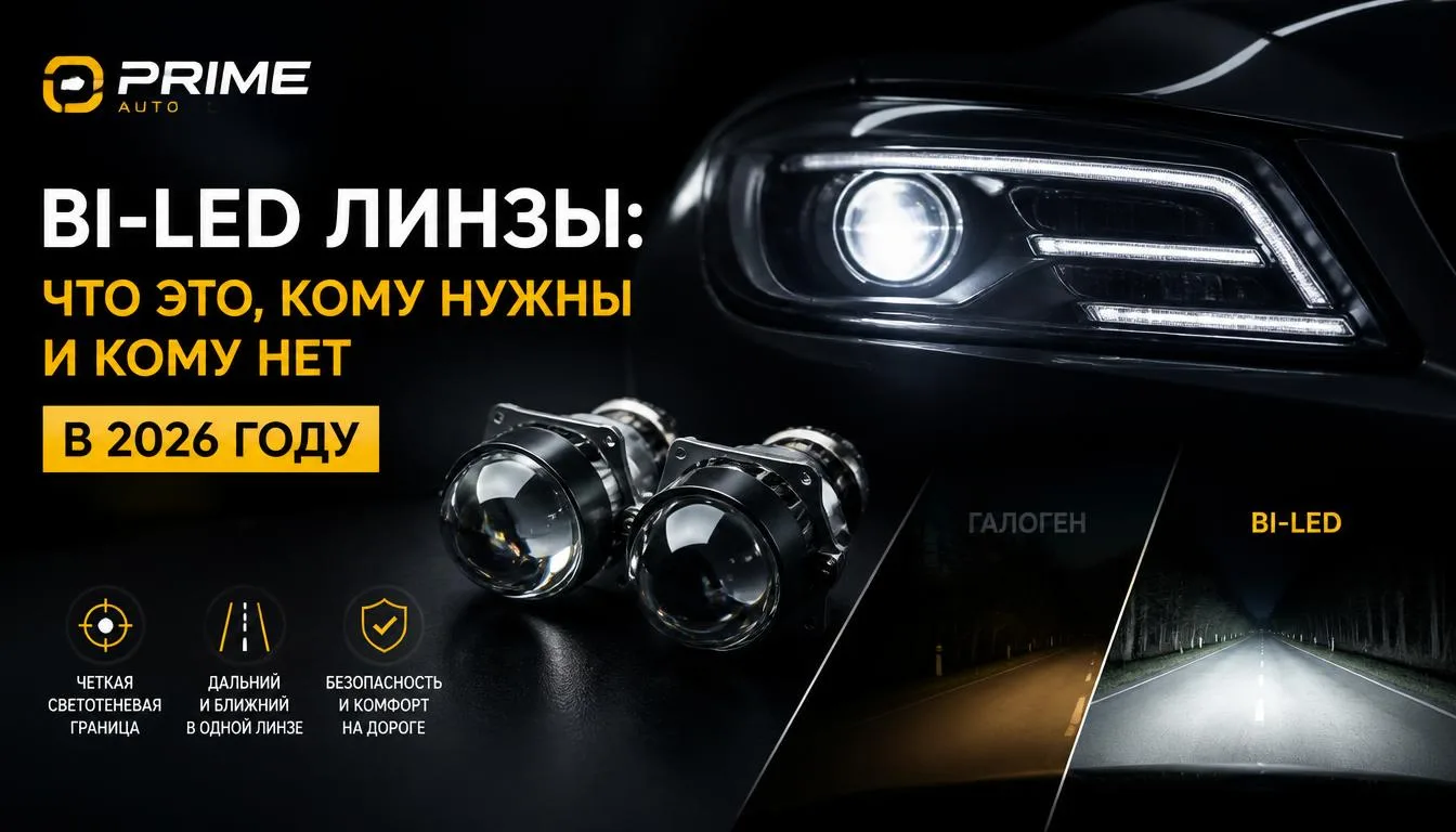 Bi-LED линзы: что это, кому нужны и кому нет в 2026 году