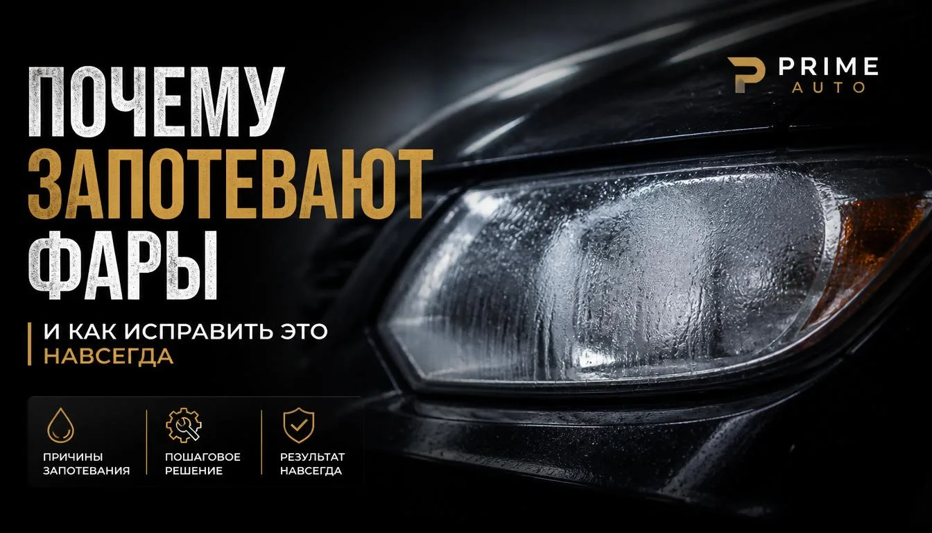 Почему запотевают фары и как исправить это навсегда